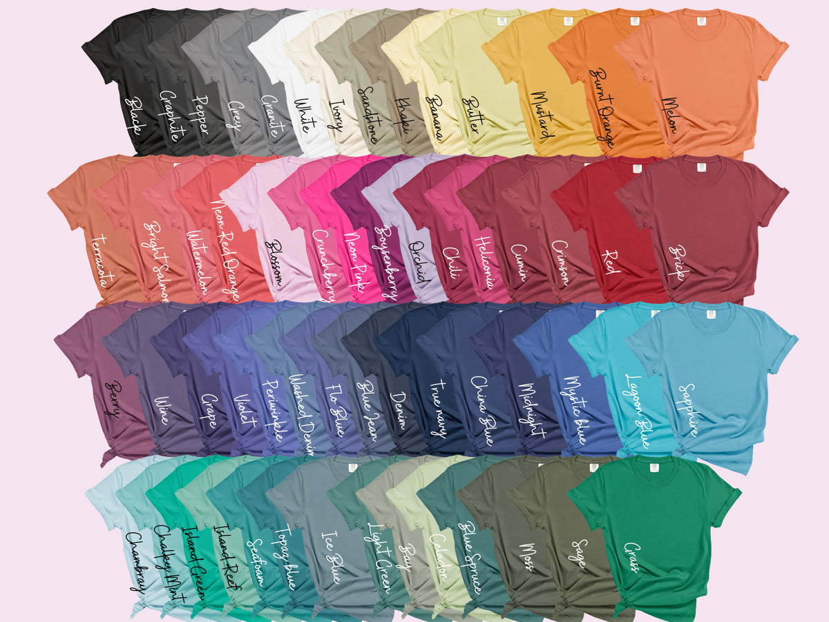 Comfort Colors Pocket Tee with Monogram Sweet Tea Refill