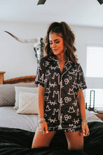 Black Brand Pajama Set