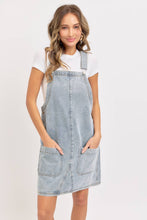 Denim Overall Mini Dress