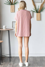 Women's Twist Rib Color Block Knit Top T5498