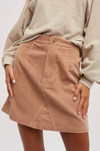 CORDUROY MINI SKIRT