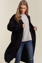 Cable Knit Long Sweater Cardigan