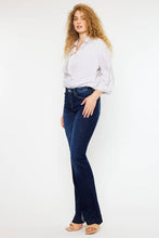 KANCAN - Mid Rise Flare Dark Stonewash