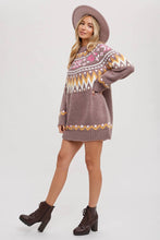FAIR ISLE SWEATER DRESS