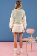 COLORBLOCK SWEATER-YELLOW