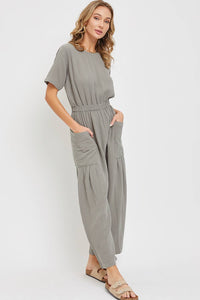 ONE-PIECE WIDE-LEG  JUMPSUIT