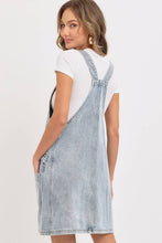 Denim Overall Mini Dress