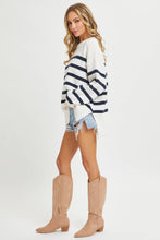 STRIPED PULLOVER OVERSIZE  SWEATER