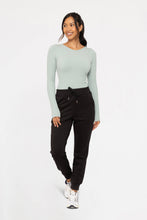 Seamless Ribbed Long Sleeve Top