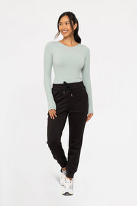 Seamless Ribbed Long Sleeve Top