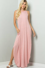 STRIPE CAMI MAXI JERSEY DRESS