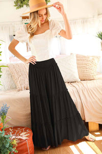 Tiered Palazzo Pants