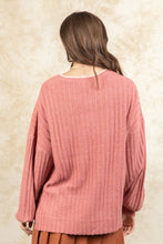 Detail Neck Sweater - Cream