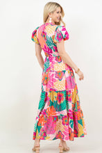 Tropical Floral Maxi Dress
