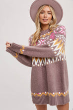 FAIR ISLE SWEATER DRESS