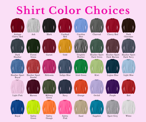 Custom Raggy Applique Sweatshirt