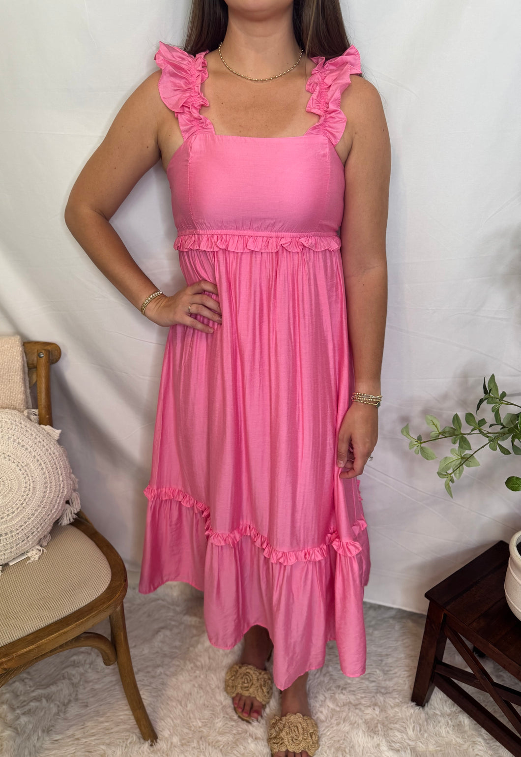 Empire Waist Midi Dress