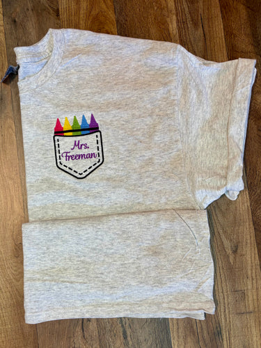 Crayon Name Tee