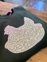 Hen On a Nest Applique Crewneck