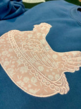 Hen On a Nest Applique Crewneck