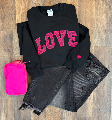 Glitter Love Crewneck