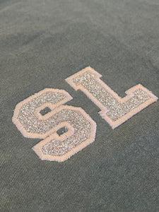 Glitter Applique Comfort Colors Tee