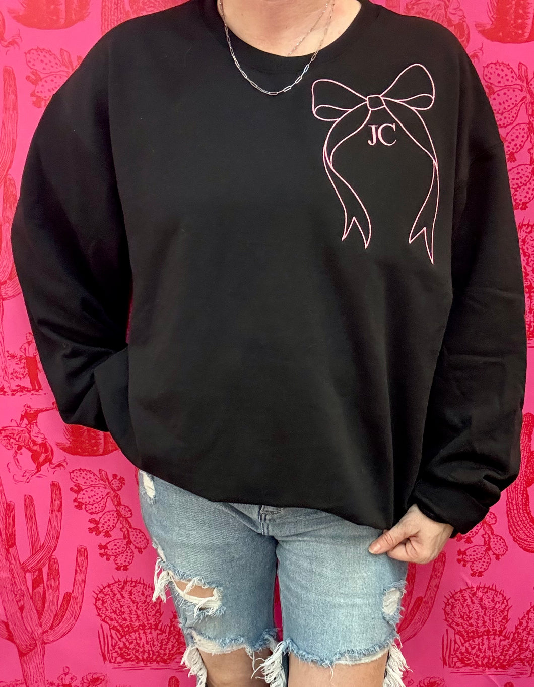 I Like Big Bows crewneck