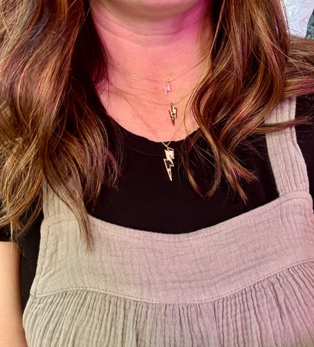 Triple Stack Lightening Necklaces