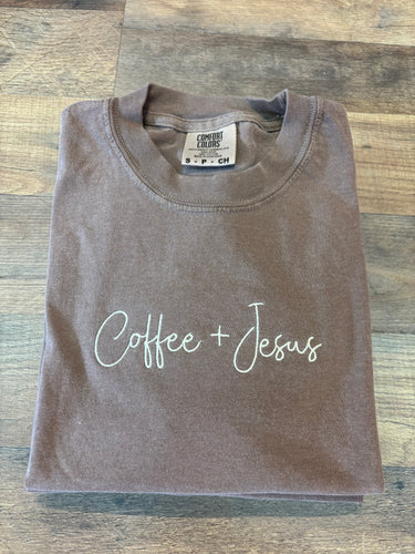 Coffee and Jesus tee