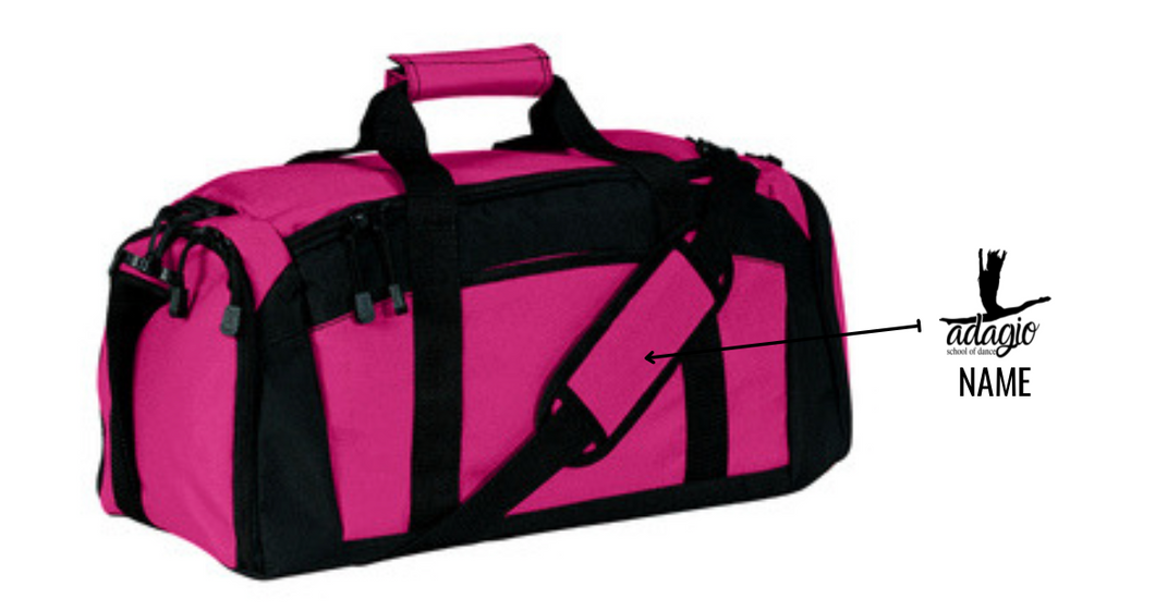 Adagio Dance Pink Duffel Bag