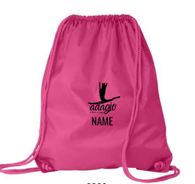 Adagio Dance Pink Cinch Sack