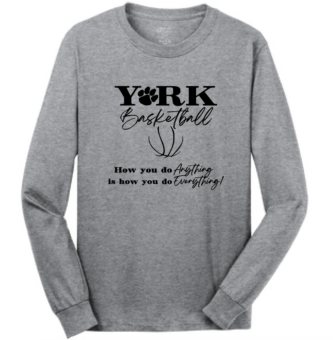 York Basketball Long Sleeve
