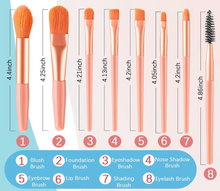 Personalized Mini Make Up Brush Set