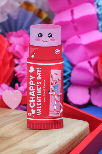 Chapstick Valentine's Day Cards