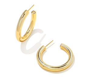 COLETTE HOOP EARRINGS GOLD METAL