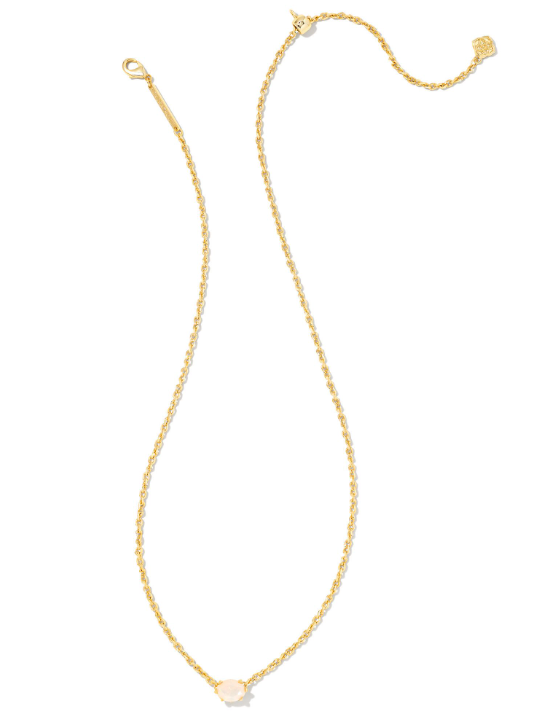 CAILIN CRYSTAL PENDANT NECKLACE GOLD CHAMPAGNE OPAL CRYSTAL