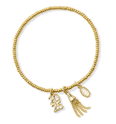 2025 Grad Stretch Bracelet GOLD