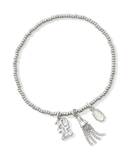 2025 Grad Stretch Bracelet SILVER
