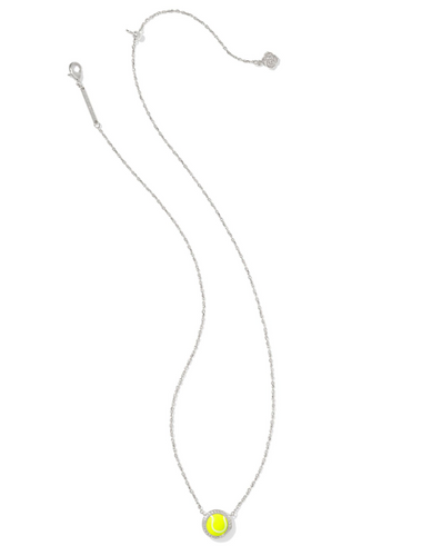 Tennis Pendant Necklace SILVER