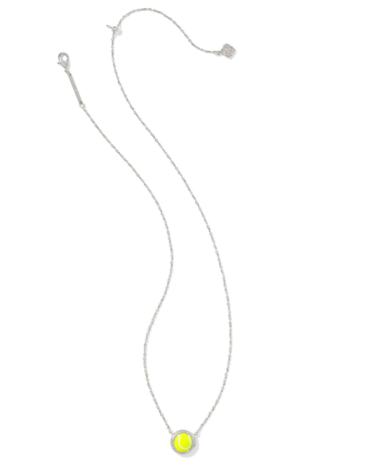 Tennis Pendant Necklace SILVER