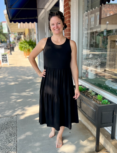Tiered Midi Dress