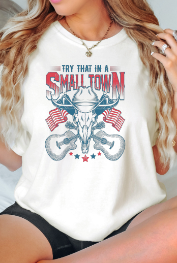 Try That in a Small Town Comfort Colors Tee