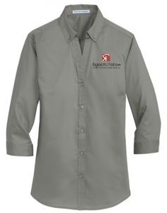 KW Ladies 3/4 Sleeve Button Up