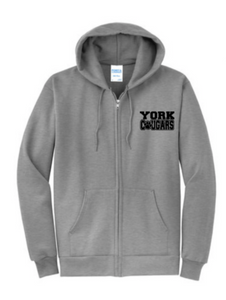 York Cougars Zip Up Hoodie