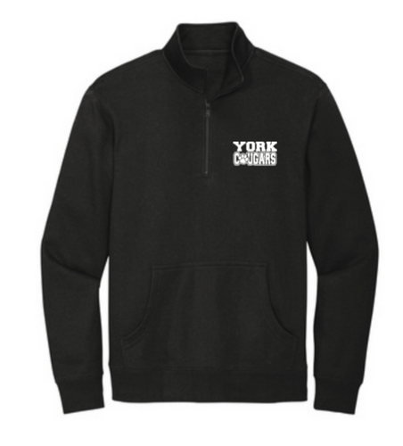 York Cougars 1/4 Zip Pullover