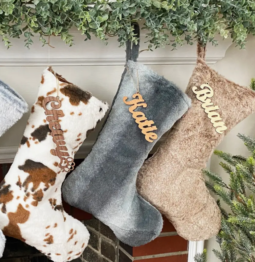 Plush Faux Fur Stocking