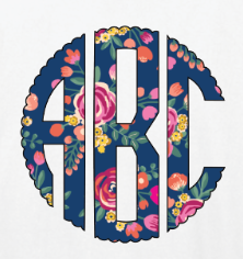 Printed Monogram Sweatshirt Blanket