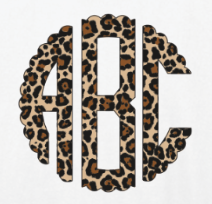 Printed Monogram Sweatshirt Blanket