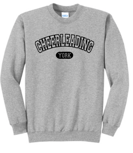York Collegiate Crewneck Sweatshirt - Choose your sport