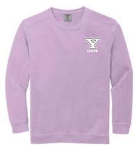 York Embroidered Comfort Colors Crewneck - Choose your sport